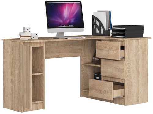 Bureau angle avec 3 - bureau,