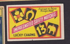 Antique Matching Label China BN129536 Lucky Charm 