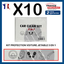 10 Housse Jetables Carrossier Mécanicien Kit Protection Siégé Tapis Volant