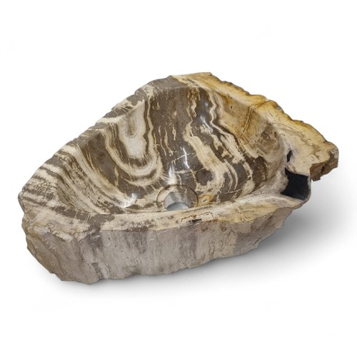 Pétrifié bois évier pierre - bois,