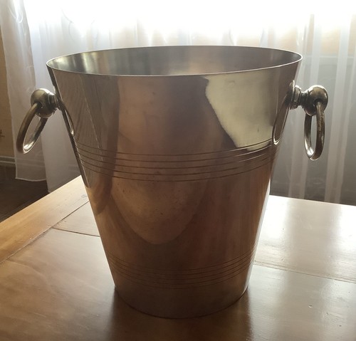 Seau champagne métal - a, en