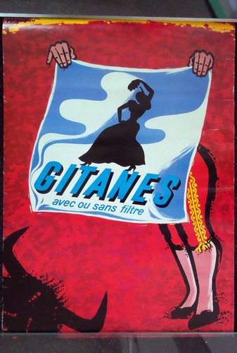 Affiche cigarettes gitanes - affiche,