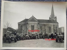 Boufféré Photo ancienne 1950 fête agricole vieux tracteurs Vendée paysannerie