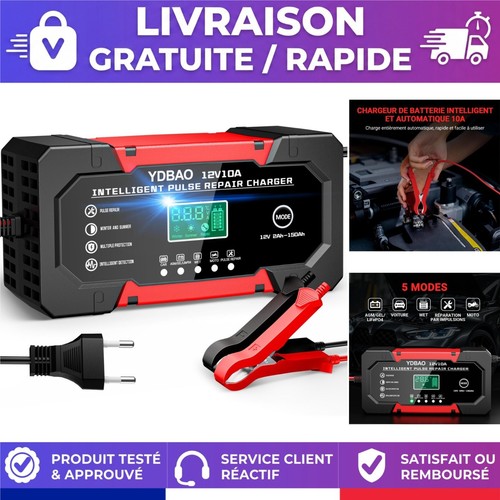 Chargeur batterie 12v 10a - 12v,