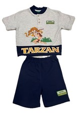 Vintage Disney Tarzan Embroidered Set- Size 5T