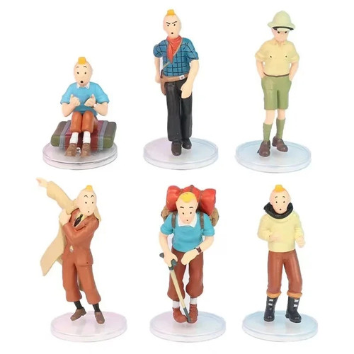 Lot figurines tintin pièces - lot, 6