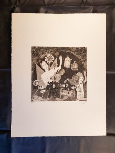 Barbosa gravure signée - -,