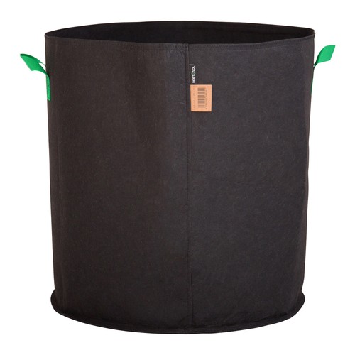 100l pot géotextile noir - 100l, noir/vert