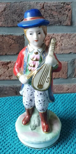 Superbe figurine musicien - , en