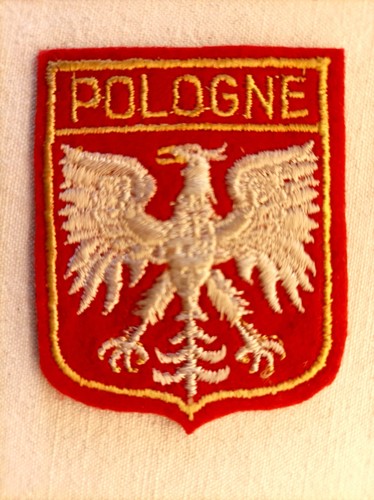 écusson pologne feutrine - pologne, en