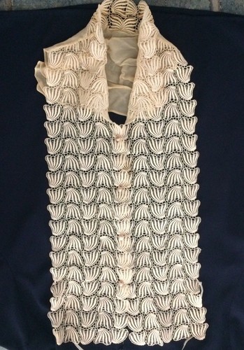 Plastron dentelle guipure