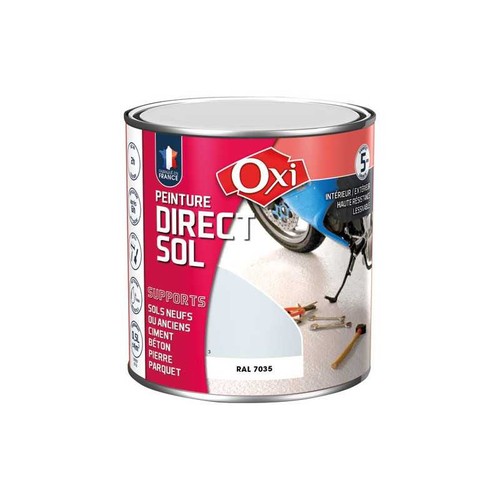 Peinture direct sol 500ml - 500ml, gris