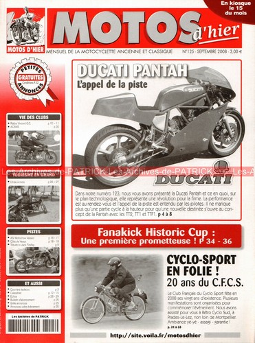 Motos hier 125 - 125, dossier