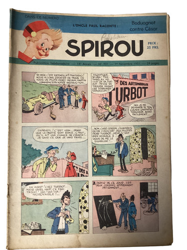 Ancienne revue spirou vintage - spirou,