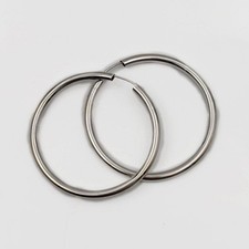 Boucles d'Oreilles Or Gris