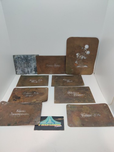 Lot pochoirs anciens matinox - lot,