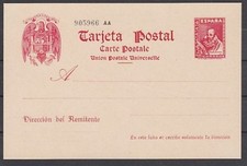 Espagne Entiers Postaux 1938