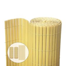 Canisse PVC brise vue ultra renforce avec attaches de fixation 100x300cm beige