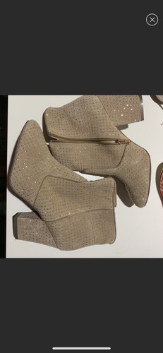 Shoemint heeled camel - , booties