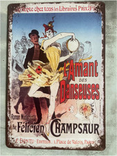 plaque publicitaire tôle