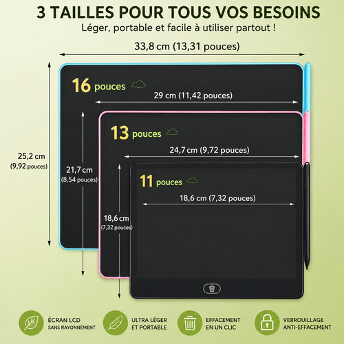 Tablette dessin lcd enfant - dessin,