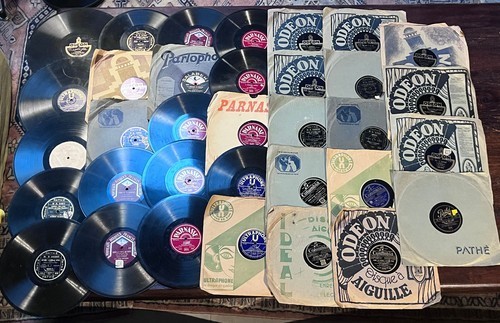 Lot disques 78 tours - de,