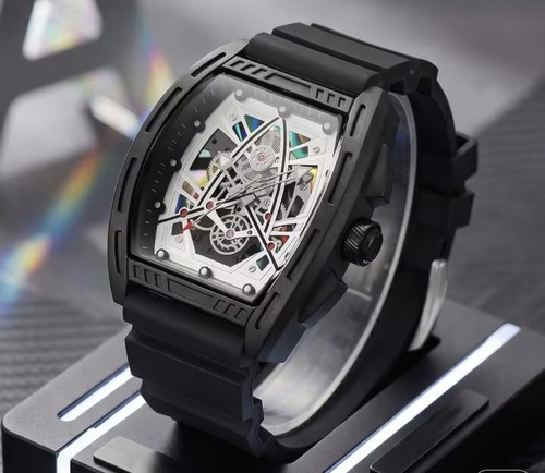 Montre bracelet homme tonneau