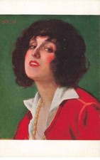 Art - painting - G. Hervé - meditation - Paris Salon - woman