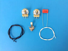 P BASS WIRING KIT STANDARD 1 VOLUME, 1 TONE, CTS, Orange Drop, Switchcraft