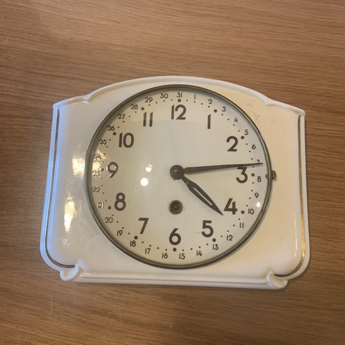 Ancienne horloge céramique - horloge,