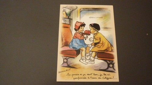 Cpsm humour germaine bouret - cpsm,