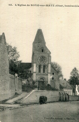 Roye sur matz - roye, eglise