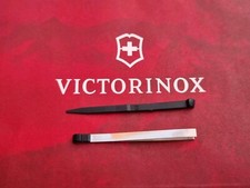 Genuine Victorinox 1x Tweezers & 1x Toothpick Black for Medium / Large 