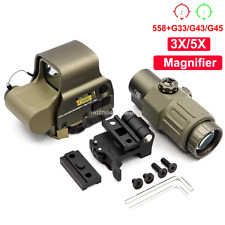 Loupe Holographique Red Dot Sight G43/G33 3X, G45 5X Équipement Chasse Airsoft R