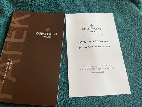 Patek philippe catalogue 2008 - patek,