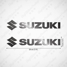 2 stickers SUZUKI 20 cm