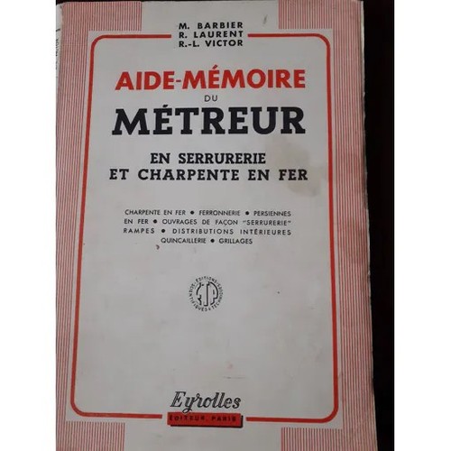 Aide mémoire métreur - aide-mémoire,