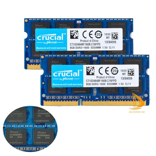 Lot crucial 16gb 8gb - crucial, 2rx8