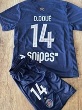 Ensemble PSG Enfant – Maillot + Short D. Doue n°14  -  6 à 14 ans