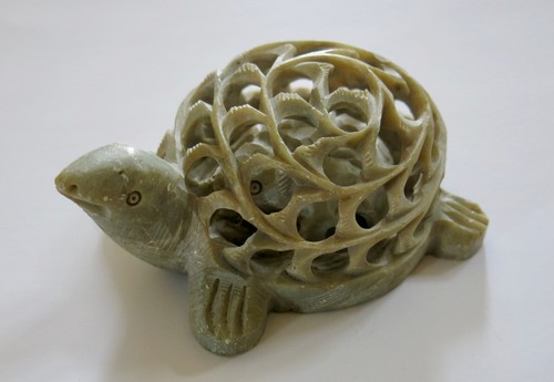Tortue sculptee en - sculptee,,