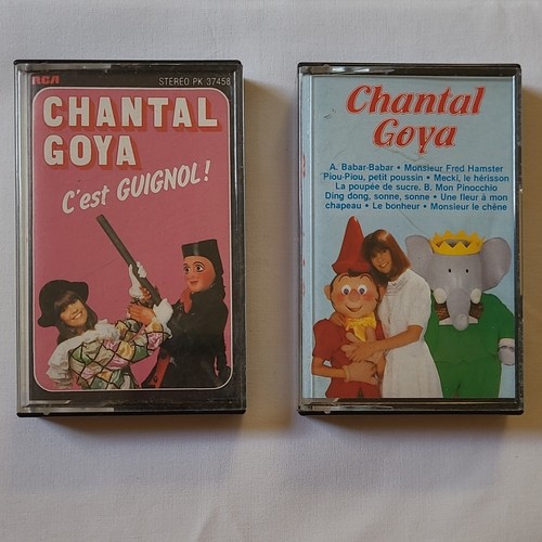 Chantal goya lot - 2, cassettes