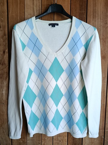 Pull col losanges - v,