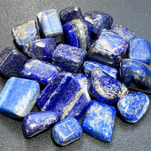 Lapis lazuli tumbled stones - lapis,