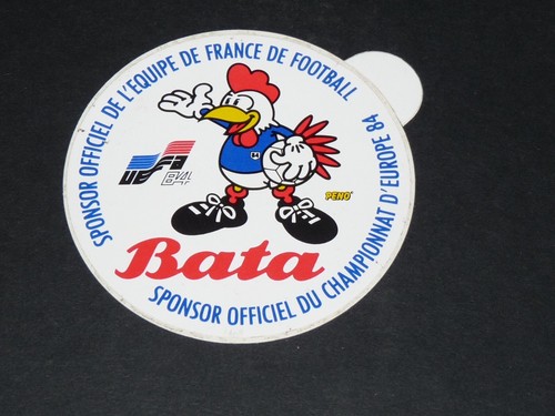 Autocollant bata 1984 france - bata,