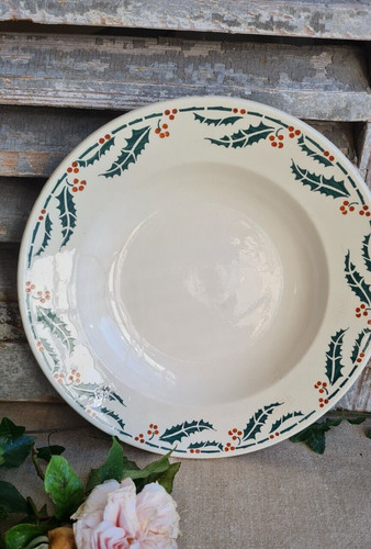 Ancienne assiette creuse - 1,