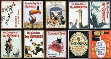 NOSTALGIC ART ,GUINESS , magnet ,6X8 cm, 10 MODELE(S) AU CHOIX ,AIMANT PUISSANT.