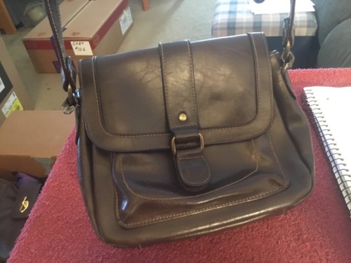 Brown pvc color shoulder - color,