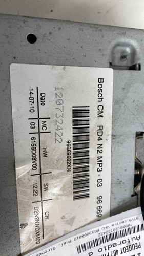 Autoradio origine peugeot - autoradio, d'origine