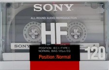 SONY HF 120 Audio Blank