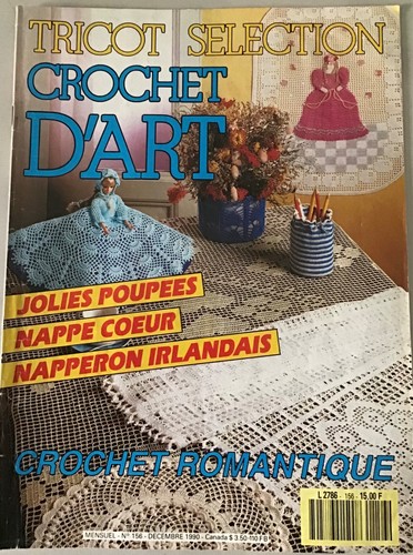 Vintage crochet art en - crochet, d’art